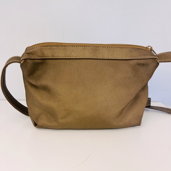 1990’s Tan Minimalist CARLOS FALCHI Crossbody - Picture 6 of 7